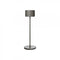 Blomus Farol Lampe de table sans fil LED USB H:33,5cm Burned metal 