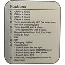 Cane-line Illusion Glow Table Lamp Small, Lampe sans fil Solaire, module LED inclus (57200TU)