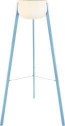 Fermob Yunos Lampadaire Solaire sans fil Bleu maya E1