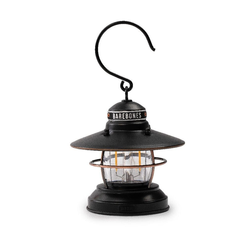 Barebones Edison Mini Lantern lampe sans fil à piles ou USB Antique Bronze Black 