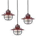 Barebones Edison String lights guirlandes 3 lampes Red 