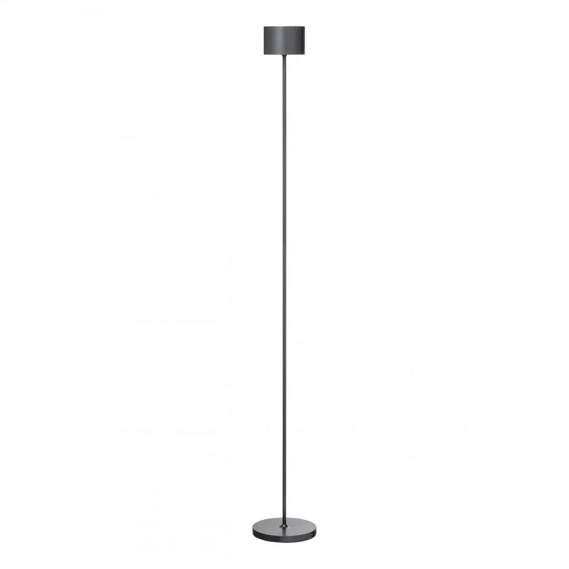 Blomus Farol Lampadaire mobile sans fil LED USB H:115cm Gunmetal 