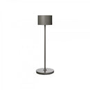Blomus Farol Lampe de table sans fil LED USB H:33,5cm Burned metal 