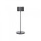 Blomus Farol Lampe de table sans fil LED USB H:33,5cm Gunmetal 