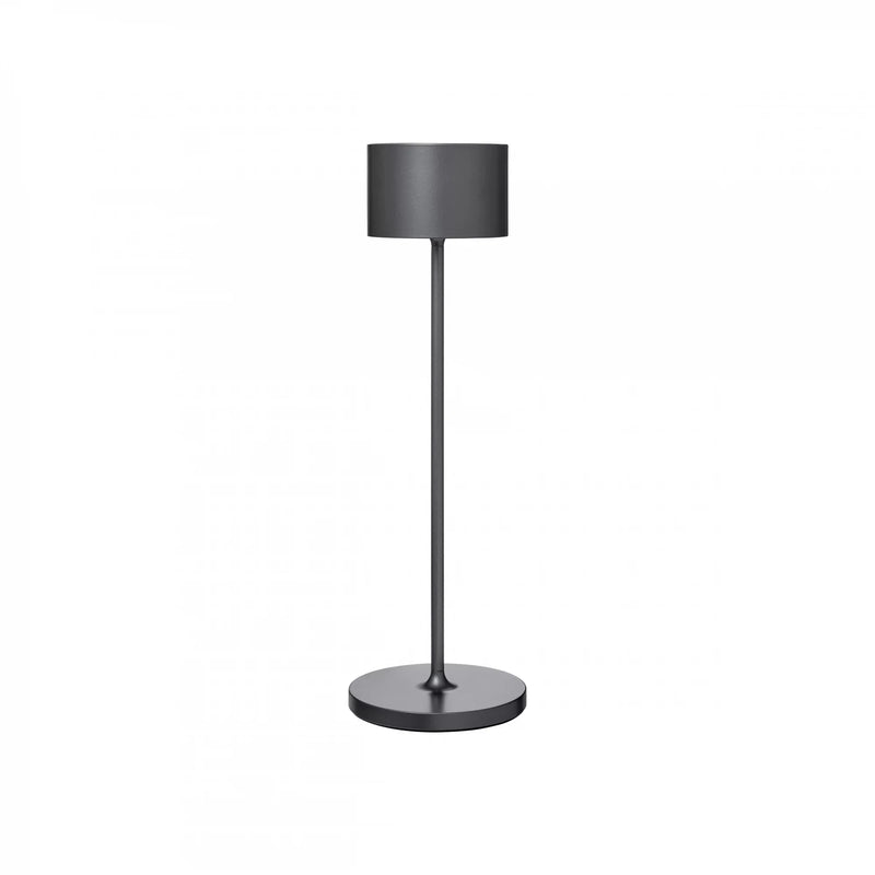 Blomus Farol Lampe de table sans fil LED USB H:33,5cm Gunmetal 