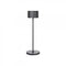 Blomus Farol Lampe de table sans fil LED USB H:33,5cm Gunmetal 