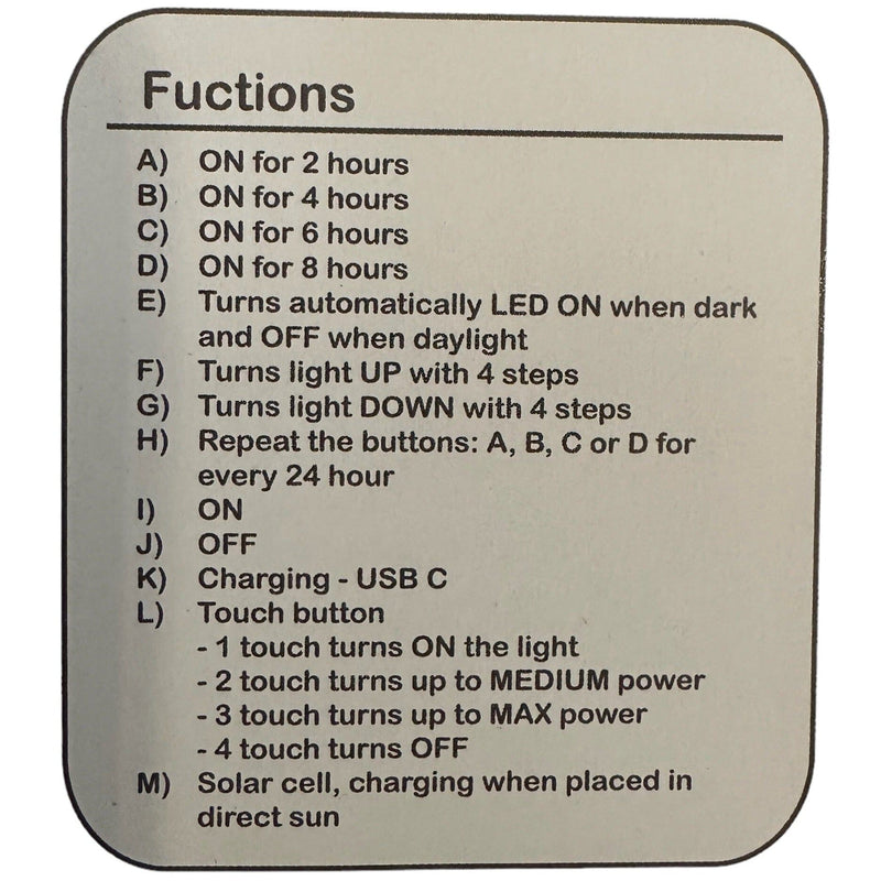 Cane-line Illusion Glow Table Lamp Small, Lampe sans fil Solaire, module LED inclus (57200TU) 