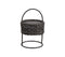 Cane-line Illusion Lamp, Lampe sans fil Solaire, module LED inclus (57100) Soft Rope Dark Grey 