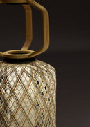 Dedon The Others Lanterne M avec base en pierre, Lampe solaire sans fil