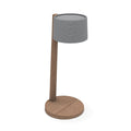 Ethimo Gaia Table Lamp pour l'extérieur Polyester Argento 