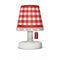Fatboy Cooper Cappie abnehmbarer Lampenschirm für Edison-Lampe The Petit Plaid Red