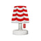 Fatboy Cooper Cappie abnehmbarer Lampenschirm für Edison-Lampe The Petit Stripe Vorhang rot