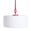 Fatboy Thierry Le Swinger Drahtlose Lampe LED Outdoor mit roten Accessoires