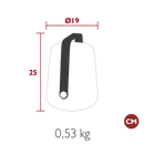 Fermob Balad Lampe h.25cm 