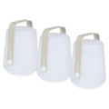 Fermob Balad Lot de 3 lampes h.12cm Gris argile A5 