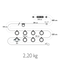 Fermob Hoopik Guirlande L.1200cm – Type J Version Suisse 