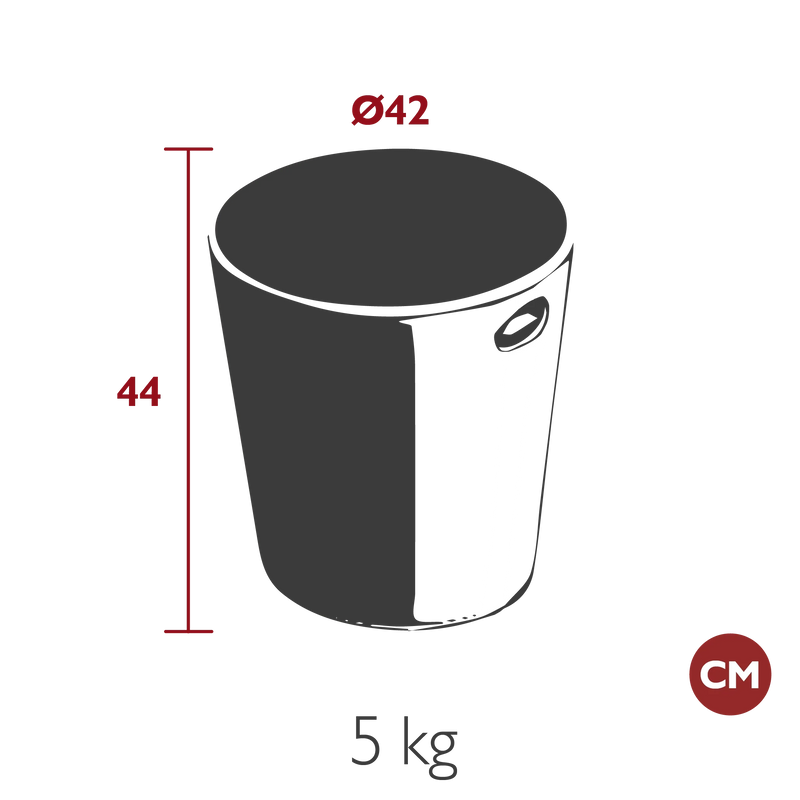 Fermob Inouï Tabouret lumineux h.44cm 