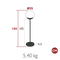 Fermob Mooon! Lampe h.134cm 