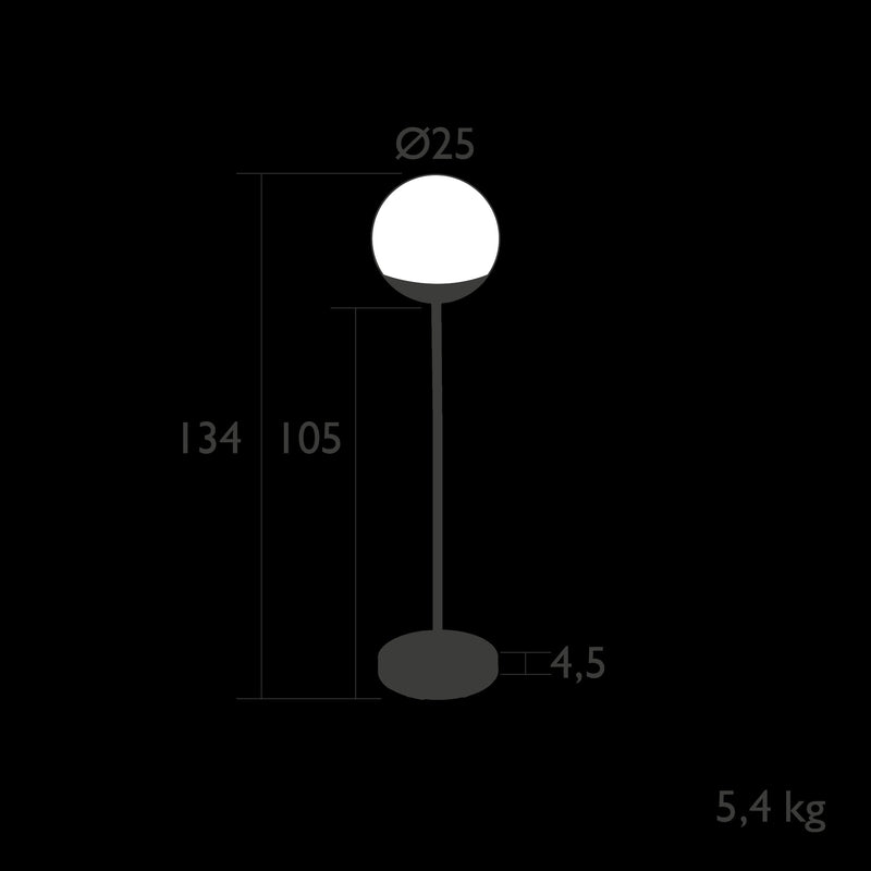 Fermob Mooon! Lampe h.134cm 