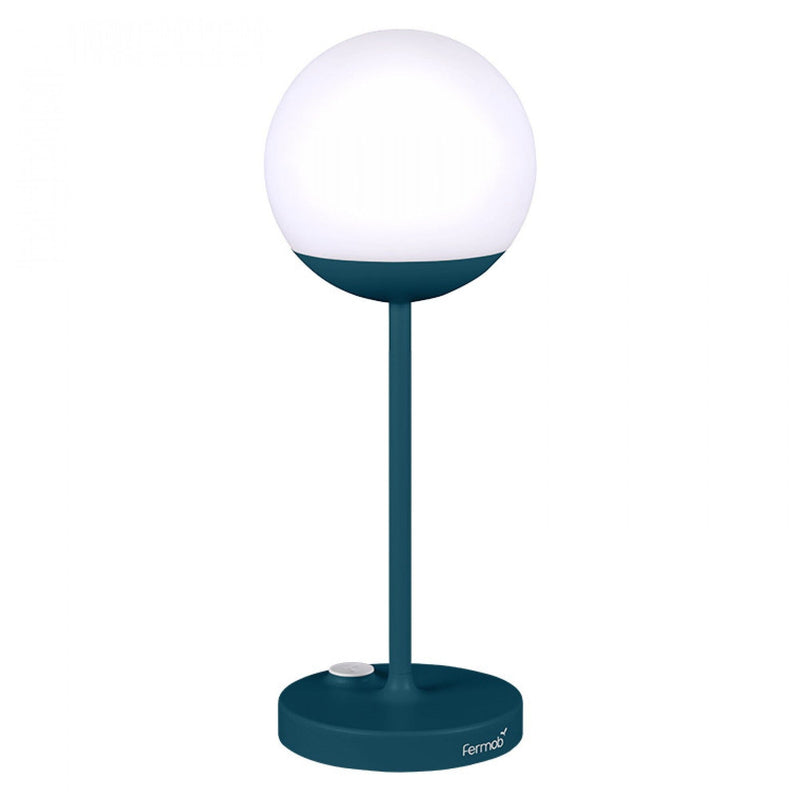 Fermob Mooon! Lampe h.41cm Version 2022 Bleu acapulco 21 