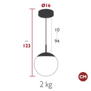 Fermob Mooon! Suspension Ø25cm 