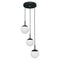 Fermob Mooon! Suspension Triple Ø15cm Carbone 47 