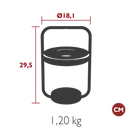 Fermob Ulli Lampe Monochrome H.30 