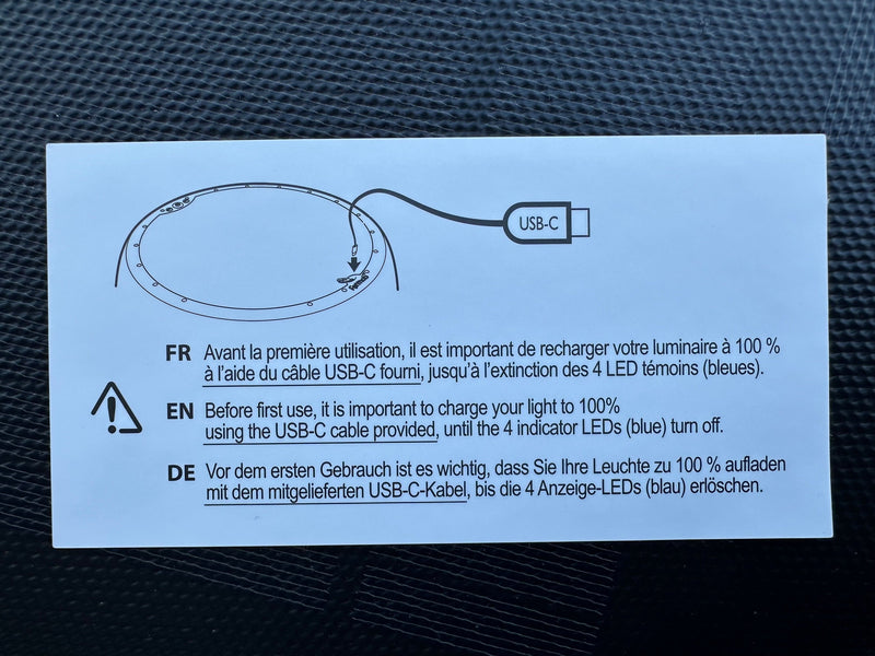 Fermob Yunos Lampadaire Solaire sans fil 