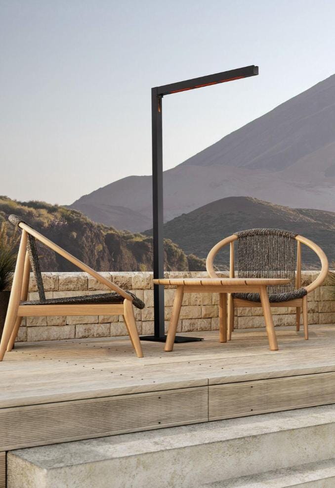 Heatsail Twig Chauffage à infrarouge d'extérieur pliable INFOS MANQUANTES, à maj 