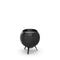 Höfats Moon 45 All Black Brasero avec pieds Bas H:45cm 
