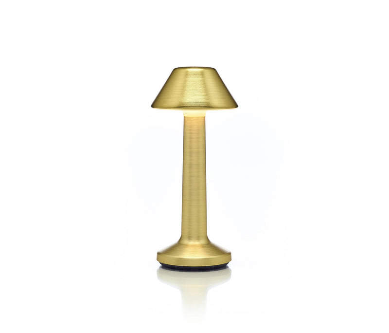 Imagilights Moments 2, Metal Skirt, Lampe sans fil avec télécommande et chargeur Yellow Gold 