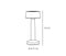 Imagilights Moments 6, Opal Metal Cylinder, Lampe sans fil avec télécommande et chargeur 