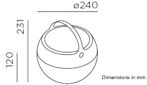 IP44.DE Aqu S Lampe Solaire LED sans fil d'extérieur 