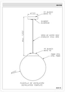 LEDS C4 Ciscne Pendant suspension pour l'extérieur 