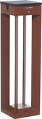 Les Jardins Blade Borne solaire petit modèle 500 Lumens Corten 
