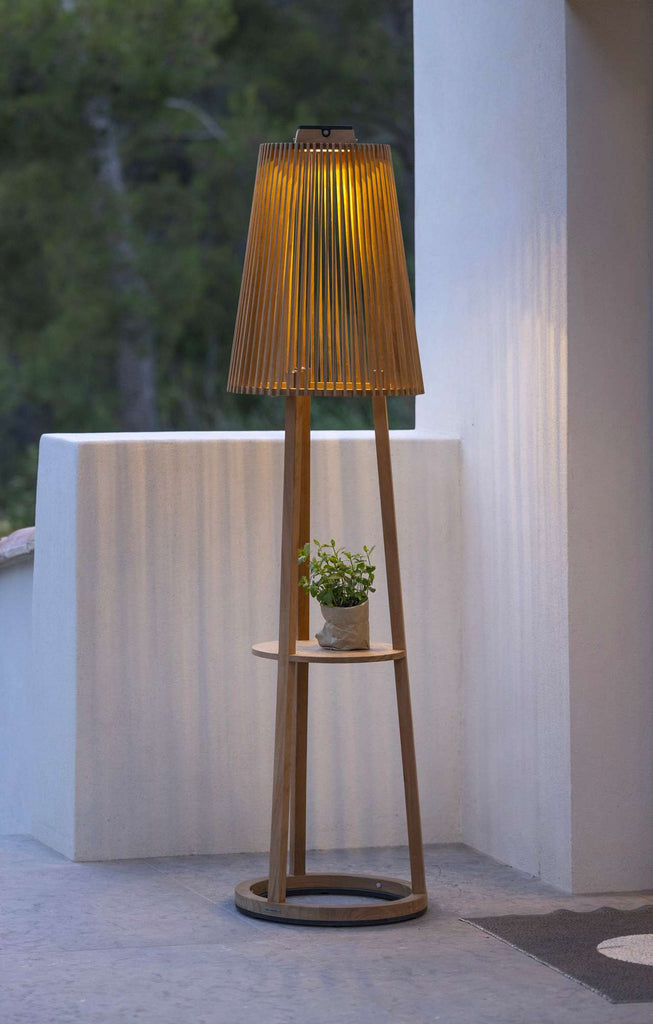 Les Jardins Tecka Lampadaire solaire 500 Lumens 