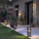 Les Jardins Teckalu Borne solaire petit modèle h:45cm 500 Lumens 