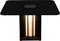 Les Jardins Teckalu Table basse 64x64cm solaire h:40cm 500 Lumens 