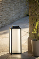 Les Jardins Tradition Lanterne solaire alu grand modèle 300 Lumens 