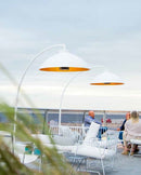 Heatsail Dome Outdoor-Infrarotheizung mit lumiNary und Räder