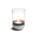 Höfats Gravity Candle Teelichthalter Silber